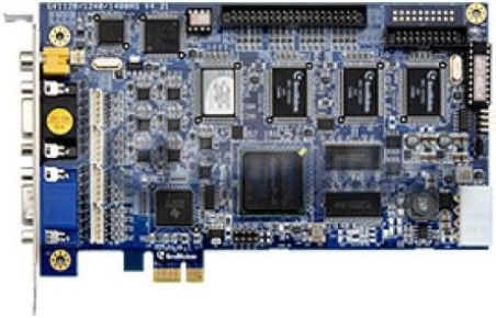 GeoVision 55-1120X-080 Model GV-1120A Combo PCI Express Video Card, 8 Video Inputs / 8 Audio Input, Includes 8 Channel GV-IP Software License (to record an additional 8 GV-IP Devices), 120 fps total viewing/recording at CIF (80 fps at D1), Includes Geovision Software and Drivers (551120X080 551120X-080 55-1120X080 GV1120A GV 1120A GV-1120)