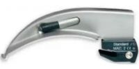 SunMed 5-5132-02 Conventional Standard /D Macintosh, Child, Single Use, Size 2, Blades compatible with all Conventional laryngoscope systems, Surgical stainless steel, Cool, low power consumption LED, Rugged & durable illumination, Safety heel inhibits blade from contaminating handle, Dimensions 100 x 21mm (5513202 55132-02 5-513202) 