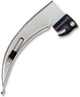 SunMed 5-5132-03 Conventional Standard /D Macintosh, Medium Adult, Single Use, Size 3, Blades compatible with all Conventional laryngoscope systems, Surgical stainless steel, Cool, low power consumption LED, Rugged & durable illumination, Safety heel inhibits blade from contaminating handle, Dimensions 130 x 22mm (5513203 55132-03 5-513203) 