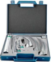 SunMed 5-5233-47 MacIntosh/Miller Combination Fiber Optic Set, Convenient, High impact plastic case - for ease of transport, Complete sets of most popular laryngoscope blades, Medium handle and extra lamp included, Kits supplied with chrome plated handle, Includes: medium handle, extra lamp, E- MacIntosh blades size: 2, 3, 4, Miller blades size: 0, 1, 2, 3 & case (5523347 55233-47 5-523347) 