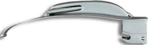 SunMed 5-5241-03 GreenLine F/O Medium Adult Blechaman Size 3, Blades compatible with all Fiber Optic laryngoscope green systems, Surgical stainless steel, Angled tip to further elevate the epiglottis, Viewing also enhanced via modified flange, Superior cool illumination on left side, Dimensions 148 x 13mm (5524103 55241-03 5-524103)