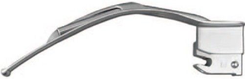 SunMed 5-5242-03 GreenLine F/O Medium Adult Flange-Less Mac Size 3, Blades compatible with all Fiber Optic laryngoscope green systems, Surgical stainless steel, For use in patients with limited mouth opening, prominent incisors, receding mandible, short thick neck or having an extreme anterior larynx (5524203 55242-03 5-524203)