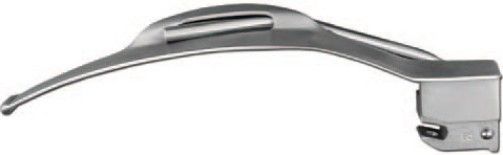 SunMed 5-5242-04 GreenLine F/O Large Adult Flange-Less Mac Size 4, Blades compatible with all Fiber Optic laryngoscope green systems, Surgical stainless steel, For use in patients with limited mouth opening, prominent incisors, receding mandible, short thick neck or having an extreme anterior larynx (5524204 55242-04 5-524204)