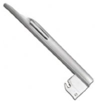 SunMed 5-5244-03 GreenLine F/O Medium Adult Whitehead Size 3, Blades compatible with all Fiber Optic laryngoscope green systems, Surgical stainless steel, Angled 28° toward the handle, Promotes lifting rather than prying on teeth, Superior cool illumination on left side, Dimensions 162 x 15mm (5524403 55244-03 5-524403) 