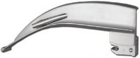 SunMed 5-5246-35 GreenLine F/O Ext. Medium Adult English Channel Macintosh Size 3.5, Blades compatible with all Fiber Optic laryngoscope green systems, Surgical stainless steel, English channel provides less obstructive view of vocal cords & may be used a an E/T guide, Improved viewing during nasal intubation or post operative examination of the larynx (5524635 55246-35 5-524635)