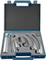 SunMed 5-5272-47 Macintosh/Miller G-Profile Fiber Optic Laryngoscope Set, Includes medium handle, extra lamp & MacIntosh “G” Profile blades size: 2, 3, 4; Miller “G” Profile blades size: 0, 1, 2, 3 & case, Easily cleaned - no seams, cracks or crevices, Bright Xenon/Halogen lamp, Kits supplied with chrome plated handle, Autoclavable (5527247 55272-47 5-527247) 
