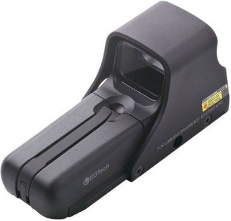 EOTech 552.XR500 Holographic Weapon Sight (HWS), For Law Enforcement/Militar Use, Ballistic drop compensated reticle for .50 caliber, 1x Magnification, Non reflective black with hard coat finish, Unlimited Eye Relief, Submersible to 33 ft depth, Adjustment (per click) 0.5 MOA (1/2