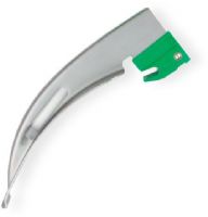 SunMed 5-5332-04 GreenLine/D Sterile Disposable Large Adult Fiber Optic Blade Macintosh Size 4, Fits with AMS Anesthesia, Associates, Heine, Propper, Rusch and Welch Allyn, Answers the professional’s request for a non-plastic disposable and suitable for everyday hospital use, Polished acrylic stem produces exceptional illumination (5533204 55332-04 5-533204) 