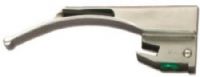 SunMed 5-5335-01 Infant GreenLine/D All-Metal Macintosh Laryngoscope Blade, 1 Size, 92mm Length, 22mm Height, Flexible fiber optic bundle protected in black plastic sheath, Designed with three ball bearings in the heel for secure handle attachment, Beaded tip reduces tissue trauma, Constructed of surgical grade 303/304 stainless steel (5533501 55335-01 5-533501) 