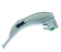 SunMed 5-5335-03 Medium Adult GreenLine/D All-Metal Macintosh Laryngoscope Blade, 3 Size, 130mm Length, 22mm Height, Flexible fiber optic bundle protected in black plastic sheath, Designed with three ball bearings in the heel for secure handle attachment, Beaded tip reduces tissue trauma, Constructed of surgical grade 303/304 stainless steel (5533503 55335-03 5-533503) 