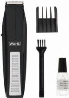 Wahl 5537-4408 Beard Battery Trimmer Kit; Easy to hold contoured ergonomic design with integrated soft touch elements ensures maximum comfort; High-carbon steel blades that ar e precision ground to sta y sharp longer; Includes: Battery Trimmer, 5-Position Guide, Cleaning Brush and Oil; UPC 043917002231 (55374408 5537 4408 553-74408 55374-408)  