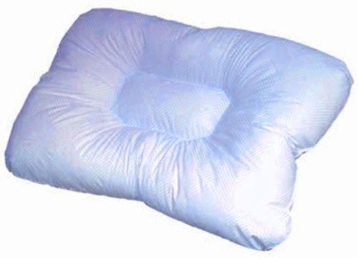 Mabis 554-7905-0100 Stress-Ease Pillow, Blue, Multi-size cervical lobes help provide proper cervical alignment and support in most sleeping positions (554-7905-0100 55479050100 5547905-0100 554-79050100 554 7905 0100)