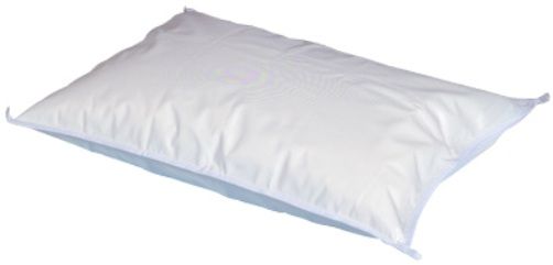 Mabis 554-8042-1900 Plasticized Polyester Pillow Protector, Waterproof and hypoallergenic, Soft, cool and breathable, Extends the life of pillows, Fits standard size pillow, Made of 100% vinyl, Machine washable with rust resistant zipper, Size 21