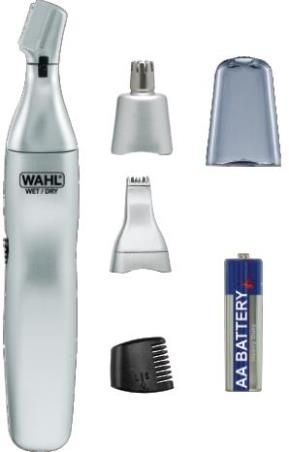 Wahl 5545-2408 Ear, Nose & Brow; Ideal for nose and ear hair; Ideal for detailing bikini areas, sideburns, necklines, goatees, and mustaches; Tri heads let y ou choose a detail, reciprocating or rotary head for your solution to removing unwanted hair; Attach to detailing head to create shorter eyebrow lengths-hassle free (55452408 5545 2408 554-52408 55452-408)