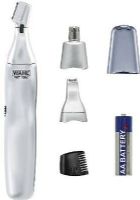 Wahl 5545-400 Ear, Nose & Brow Micro Trimmer, Professional-Quality Rotary Blades, Rotary/Reciprocating/Detailing Heads, Eyebrow Attachment, Cordless/Battery Operated, Wet Dry Usage, Protective Trimmer Cap, UPC 043917554549 (5545400 5545 400 554-5400) 