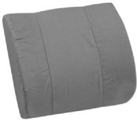 Mabis 555-7300-0300 Standard Lumbar Cushion w/ Strap, Gray, Lumbar support helps ease lower back pain, Orthopedic design helps keep spine in proper alignment (555-7300-0300 55573000300 5557300-0300 555-73000300 555 7300 0300) 