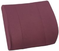 Mabis 555-7302-0700 RELAX-A-Bac Lumbar Cushion w/ Insert, Burgundy, Lumbar support helps ease lower back pain, Sturdy composite board insert provides increased support (555-7302-0700 55573020700 5557302-0700 555-73020700 555 7302 0700) 