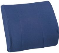 Mabis 555-7302-2400 RELAX-A-Bac Lumbar Cushion w/ Insert, Navy, Lumbar support helps ease lower back pain, Sturdy composite board insert provides increased support (555-7302-2400 55573022400 5557302-2400 555-73022400 555 7302 2400) 