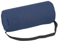Mabis 555-7912-2400 Lumbar Support - Full Roll, Provides lumbar support to help ease lower back pain and promote proper spine alignment, Firm foam construction for maximum support and comfort, Elastic strap helps hold cushion in place, Removable, machine washable navy polyester/cotton cover, Foam meets CAL #117 requirements, 10-3/4" - 4-3/4" (555-7912-2400 55579122400 5557912-2400 555-79122400 555 7912 2400) 