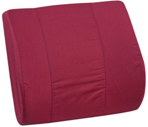 Mabis 555-7300-0700 Standard Lumbar Cushion w/ Strap, Burgundy, Lumbar support helps ease lower back pain, Orthopedic design helps keep spine in proper alignment (555-7300-0700 55573000700 5557300-0700 555-73000700 555 7300 0700)