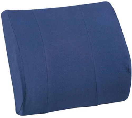 Mabis 555-7302-2400 RELAX-A-Bac Lumbar Cushion w/ Insert, Navy, Lumbar support helps ease lower back pain, Sturdy composite board insert provides increased support (555-7302-2400 55573022400 5557302-2400 555-73022400 555 7302 2400)