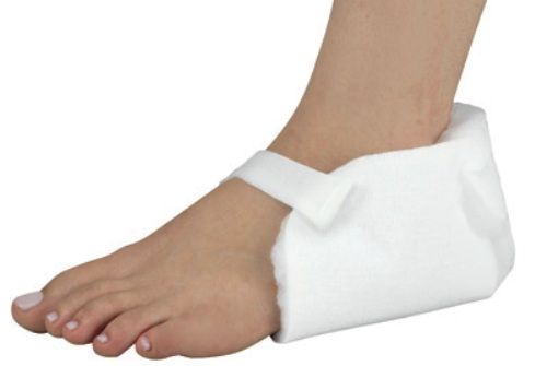 Mabis 555-8070-1900 Heel Protector, 1 Hook & Loop Strap, 1 Pair, Helps prevent decubitus ulcers and further injury, Contour design fits heel, Adjustable hook and loop strap for a custom fit, 100% polyester, Hand washable, One size fits most (555-8070-1900 55580701900 5558070-1900 555-80701900 555 8070 1900)