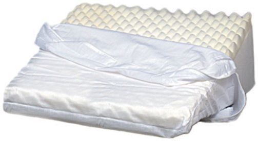 Mabis 555-8099-1900 Convoluted Foam Bed Wedge, 4/Pack, Comfortable, gradual slope helps ease respiratory problems while reducing neck and shoulder pain (555-8099-1900 55580991900 5558099-1900 555-80991900 555 8099 1900)