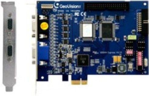 GeoVision 55-650EX-160 Model GV-650 Video Capture PCI Express Card, 16 Video Inputs / 2 Audio Inputs, Includes 8 Channel GV-IP Software License (to record an additional 8 GV-IP Devices), 60fps viewing/recording, Includes Latest Version of Authentic Geovision Software, Hardware and Drivers, Includes D-Type Sub Connector Cable for Camera and Audio Connections (55650EX160 55650EX-160 55-650EX160 GV650 GV 650)
