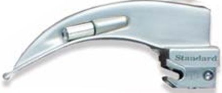 SunMed 5-5851-01 Macintosh Blades English Profile with LED Lamp, Infant Size 1, Macintosh laryngoscope design is predominant choice among curved blades, Flange extends all the way down to distal tip, Soft matte finish virtually eliminates reflection and glare, Cool white LED illumination delivers 35000 hours of use (5585101 55851-01 5-585101)
