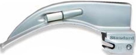 SunMed 5-5851-02 Macintosh Blades English Profile with LED Lamp, Child Size 2, Macintosh laryngoscope design is predominant choice among curved blades, Flange extends all the way down to distal tip, Soft matte finish virtually eliminates reflection and glare, Cool white LED illumination delivers 35000 hours of use (5585102 55851-02 5-585102)