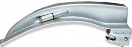 SunMed 5-5851-03 Macintosh Blades English Profile with LED Lamp, Medium Adult Size 3, Macintosh laryngoscope design is predominant choice among curved blades, Flange extends all the way down to distal tip, Soft matte finish virtually eliminates reflection and glare, Cool white LED illumination delivers 35000 hours of use (5585103 55851-03 5-585103)
