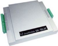 GeoVision 55-RELAY-100 Model GV-Relay V1 Output Module, RL1~RL8 Relay Output, Relay Control Source +5V, DO1~DO8 connect Output of GV-IO, Relay ON Time 8ms, Relay Off Time 5ms, Relay Capacitance P6A/250V AC, 10A/125V AC, 5A/28V DC (55RELAY100 55RELAY-100 55-RELAY100 GVRELAY GV-RELAY) 