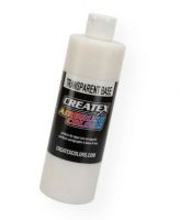 Createx 5601-16 Airbrush Transparent Base 16 oz; Use the transparent base medium to add to colors to increase transparency and lighten colors; 2 oz bottle; Shipping Weight 1.25 lb; Shipping Dimensions 2.5 x 2.5 x 8.5 in; UPC 717893656015 (CREATEX560116 CREATEX-560116 -5601-16 CREATEX-560116 560116 ARTWORK AIRBRUSH) 