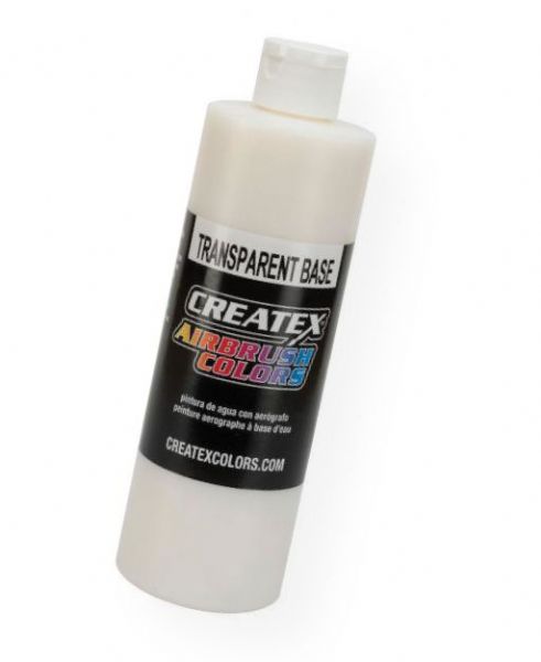 Createx 5601-16 Airbrush Transparent Base 16 oz; Use the transparent base medium to add to colors to increase transparency and lighten colors; 2 oz bottle; Shipping Weight 1.25 lb; Shipping Dimensions 2.5 x 2.5 x 8.5 in; UPC 717893656015 (CREATEX560116 CREATEX-560116 -5601-16 CREATEX-560116 560116 ARTWORK AIRBRUSH)