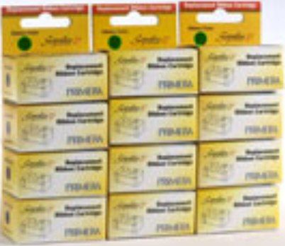 Primera 56123 Green Ribbon (12 Pack) For use with Signature Z1 CD/DVD Printer, Prints up to 200 print areas per ribbon, UPC 665188561233 (56-123 56 123 561-23)