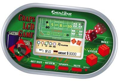 Excalibur 574 LCD Craps, Hand Held Electronic Craps WC (Excalibur  574, 574) 