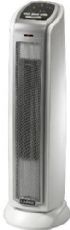 Lasko 5775 Ceramic Tower Heater Model; Electronic Thermostat; Auto-Off Timer; Built-In Safety Features; 1500 Watts of Comforting Warmth; 2 Quiet Settings, High Heat, Low Heat, PLUS Auto (Thermostat Controlled); Fully Assembled; E.T.L. listed; 7.5"L x 7.1"W x 22.75"H; UPC 046013761798 (LASKO5775 5775 5775) 