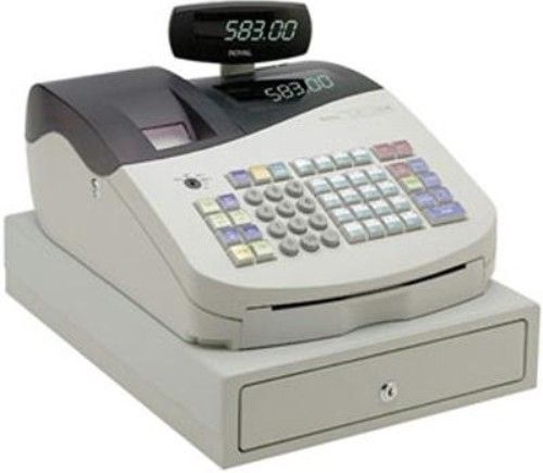 Royal 583CX Electronic Alpha-Numeric Cash Register, 99 Departments, Programmable Departments up to 12 Character Name or Description, 500 Price Lookups, Alphanumeric Printer, 5 Coin Slots, 4 Bill Compartments, Pop-up, rotate & tilt rear display, Thermal printer, 2-line clerk display (583-CX 583 CX)