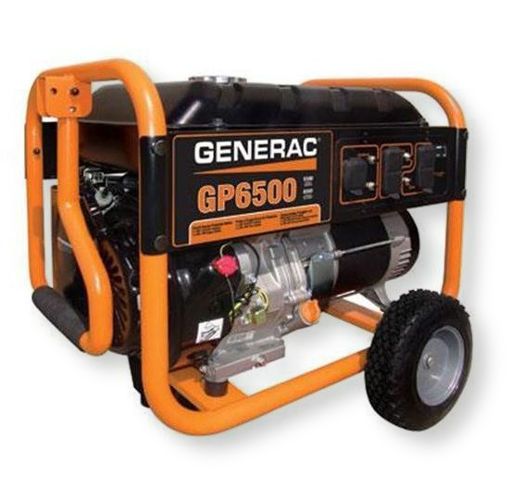 Generac 5940-GP6500-49ST GP Series 6500 Watt Portable Generator, Yellow and Black; Hour meter featuring maintenance reset tracks your usage and monitors your maintenance cycles; Large capacity fuel tank with fuel gauge extends run time; Automatic low oil level shutdown protects you from engine damage; UPC 696471059403 (GENERAC 5940GP650049ST GENERAC 5940 GP6500-49ST GENERAC 5940-GP6500-49ST GENERAC 5940 GP-6500-49ST GENERAC 5940/GP6500/49ST GENERAC 5940 GP 6500 49ST)