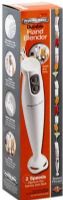 Proctor Silex 59738 Hand Blender, White, 150 Watts power, Quick and easy, 2 speeds, Ergonomic grip, Stainless steel blade, Extra-long 5 ft. cord, UPC 022333597385 (59-738 597-38) 