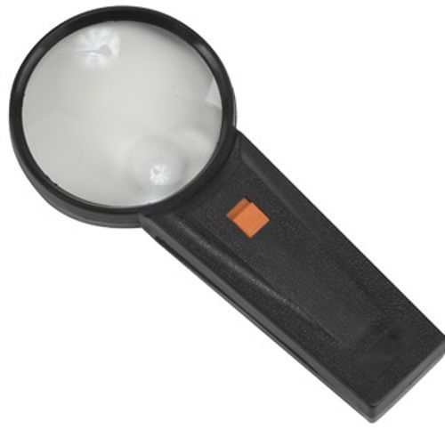 Mabis 599-8149-0200 Illuminated Bifocal Magnifier, Makes small details bigger and brighter, 3 acrylic lens with 3-times magnification and bifocal insert with 5-times magnification, Features a sliding on/off switch (599-8149-0200 59981490200 5998149-0200 599-81490200 599 8149 0200)