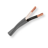 BELDEN5T00UP0081000, Model 5T00UP, 10 AWG, 2-Conductor, Commercial Audio Cable; Gray Color; CM-Rated; CL2-Rated; 2-10 AWG highly flexible stranded bare copper conductors; PVC insulation; PVC jacket with ripcord; UPC 612825154488 (BELDEN5T00UP0081000 TRANSMISSION CONNECTIVITY SOUND WIRE) 