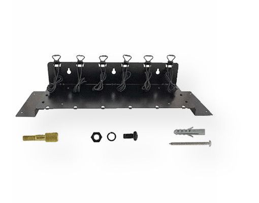 Klein Electronics 6-Shot-Slim-MB Sturdy Metal Mounting Bracket for 6 Shot Slim 6 Unit Battery Charger; Includes tie down straps, fasteners and installation instructions; Dimension: 20.0 x 6.7 x 3.0 inches; Weight: 3.50 lbs (KLEIN6SHOTSLIMMB KLEIN-6SHOTSLIMMB KLEIN-6-SHOT-SLIM-MB POWER CABLE RADIO ACCESSORIES ELECTRONICS)