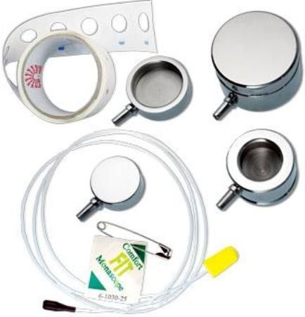 SunMed 6-0025-05 Chest Piece Kit, Includes 1 each adult, child, infant & newborn chest piece; 8 Double adhesive disks and 1 Comfort FIT disposable monascope (6002505 60025-05 6-002505)