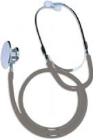 SunMed 6-0027-42 Dual Head Stethoscope, Gray, Molded one piece Y tubing, High sensitivity lightweight, Non-chill ring, Anodized aluminum chestpiece, Chrome plated brass binaurals, White plastic eartips, Superior acoustics, 31” overall length, Latex free (6002742 60027-42 6-002742) 