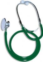 SunMed 6-0027-43 Dual Head Stethoscope, Hunter Green, Molded one piece Y tubing, High sensitivity lightweight, Non-chill ring, Anodized aluminum chestpiece, Chrome plated brass binaurals, White plastic eartips, Superior acoustics, 31” overall length, Latex free (6002743 60027-43 6-002743) 