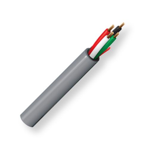 BELDEN6002UE8771000, Model 6002UE, 12 AWG, 4-Conductor, Security And Sound Cable; Natural Color; Plenum-CL2P Rated; 4-12 AWG stranded bare copper conductors; Flamarrest insulation; Flamarrest jacket with ripcord; UPC 612825171812 (BELDEN6002UE8771000 TRANSMISSION CONNECTIVITY WIRE AUDIO)