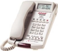 Scitec 600ID5 Aegis Hotel Phone, 2-Line Caller ID Speakerphone, 5 speed dial keys, Hands Free Key, Flash, Hold, Redial and Mute, Conference Key, HI/LO Ringer Control, HAC/ADA-compliant volume control, Remote Electronic Speed Dial Key Programming, Smart Message Waiting Light, Smart Data Port, One-touch Voice Mail Retrieval, 4.2 lbs (600-ID5 600 ID5 600ID 600I) 