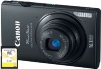 Canon 6024B001-2-KIT PowerShot ELPH 320 HS Digital Camera, Black with 4GB SD Memory Card, 3.2-inch TFT Touch Panel Color LCD with wide viewing angle, 16.1 Megapixel High-Sensitivity CMOS sensor and DIGIC 5 Image Processor, 4x Digital Zoom, Focal Length 4.3 (W) - 21.5mm (T) (35mm film equivalent: 24 - 120mm), UPC 091037253231 (6024B0012KIT 6024B0012-KIT 6024B001-2KIT 6024B001 2-KIT) 
