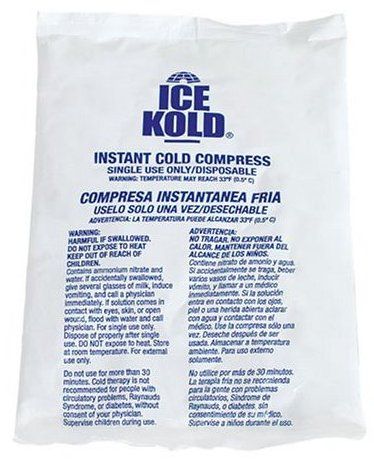 Duro-Med 612-0010-9824 S Instant Ice Compress Standard Pack, Price Each but Sold in cases of 24 Packs, Disposable (61200109824S 612-0010-9824S 61200109824 612-0010-9824 612 0010 9824)